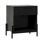 Middlebrook Designs Modern Fluted-Drawer Nightstand