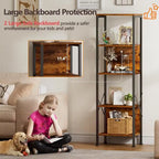 5 Tier Tall Bookshelf - 14.9D x 10.6W x 55.1H