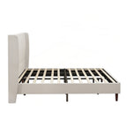Luxurious Upholstered King Bed Frame with Exceptional Support