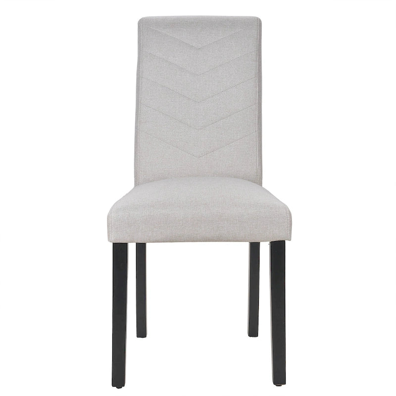 VECELO Upholstered Dining Chairs Set of 6 Parson Classic Upholstered Dining Chair,Modern 37 Parson Chairs