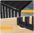 78.7-Inch 2 Person Computer Desk, Wood Writing Executive Desk for Home Office