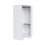 Polygon Corner Wardrobe with 2-Doors