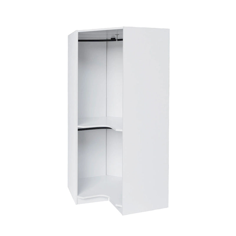 Polygon Corner Wardrobe with 2-Doors