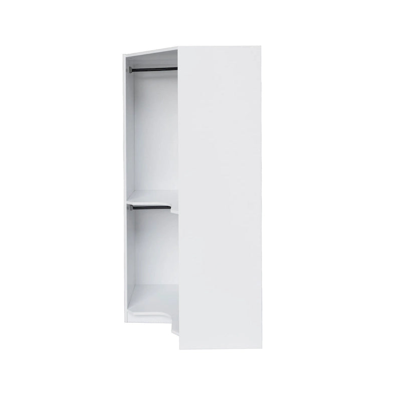 Polygon Corner Wardrobe with 2-Doors