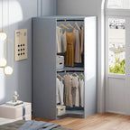 Polygon Corner Wardrobe with 2-Doors