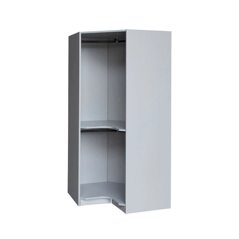 Polygon Corner Wardrobe with 2-Doors