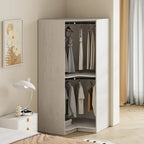 Polygon Corner Wardrobe with 2-Doors