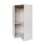 Polygon Corner Wardrobe with 2-Doors
