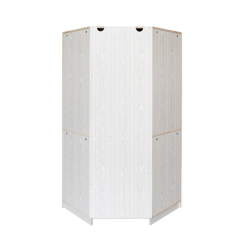 Polygon Corner Wardrobe with 2-Doors