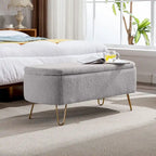 Storage Ottoman Bench for End of Bed