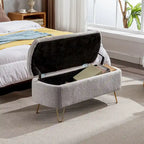 Storage Ottoman Bench for End of Bed