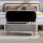Storage Ottoman Bench for End of Bed