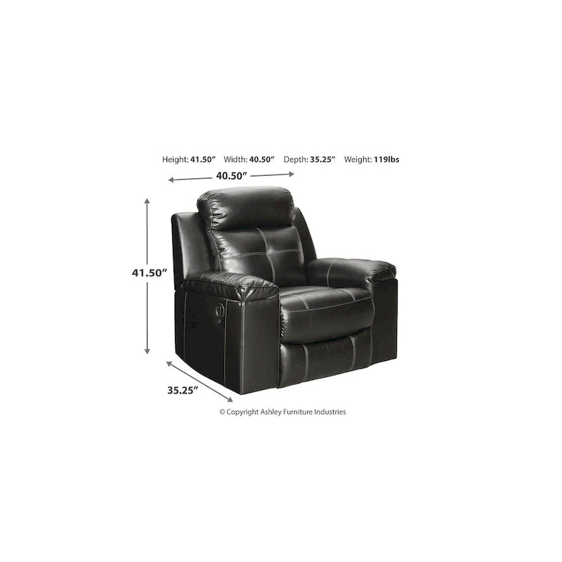 Riptyme Contemporary Swivel Glider Recliner Quarry