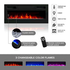 Dia WH-EF Electric Fireplace 71 TV Stand