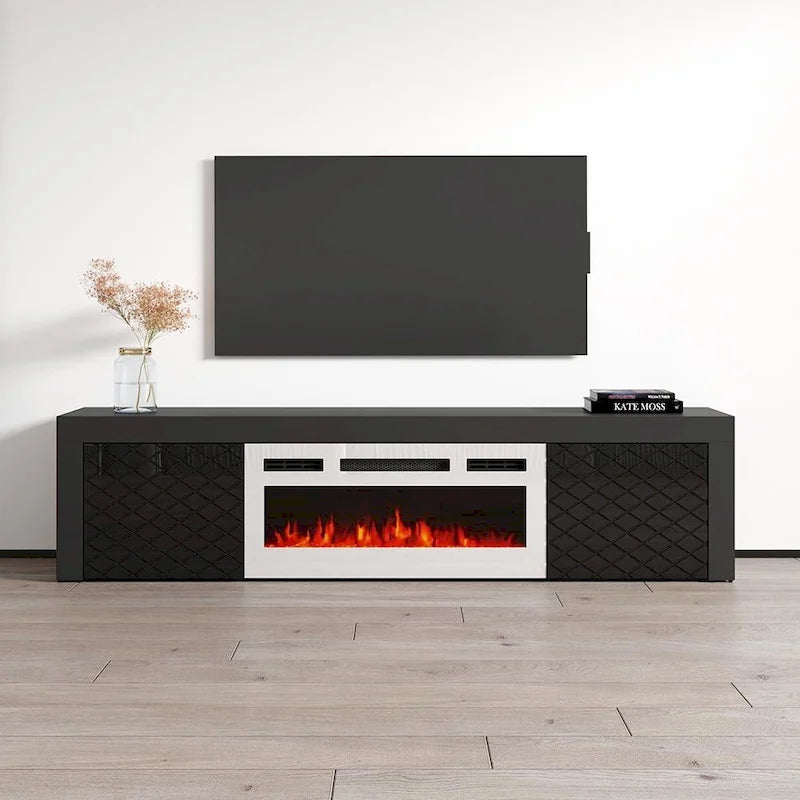 Dia WH-EF Electric Fireplace 71 TV Stand