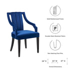 Virtue Performance Velvet Dining Chairs - Set of 2
