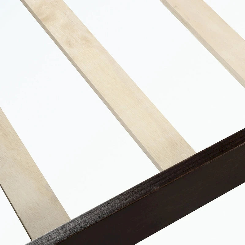 Wood Platform Bed with Headboard/Footboard/Wood Slat Support