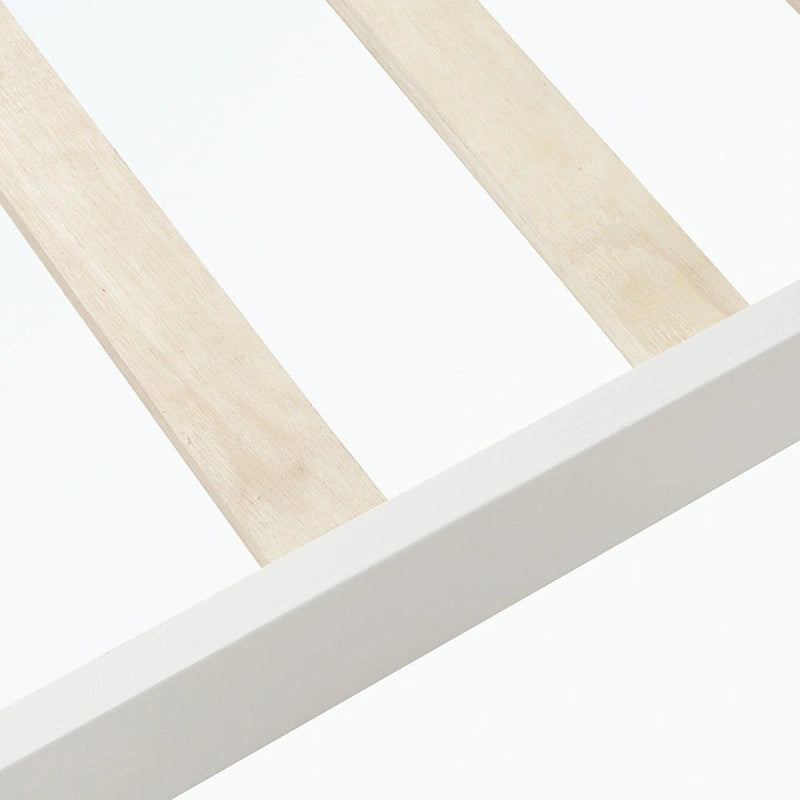 Wood Platform Bed with Headboard/Footboard/Wood Slat Support