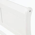 Wood Platform Bed with Headboard/Footboard/Wood Slat Support