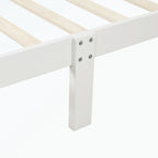 Wood Platform Bed with Headboard/Footboard/Wood Slat Support