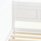 Wood Platform Bed with Headboard/Footboard/Wood Slat Support