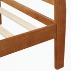 Wood Platform Bed with Headboard/Footboard/Wood Slat Support
