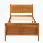 Wood Platform Bed with Headboard/Footboard/Wood Slat Support