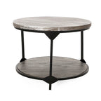 Cedarhurst Modern Industrial Round Coffee Table by Christopher Knight Home