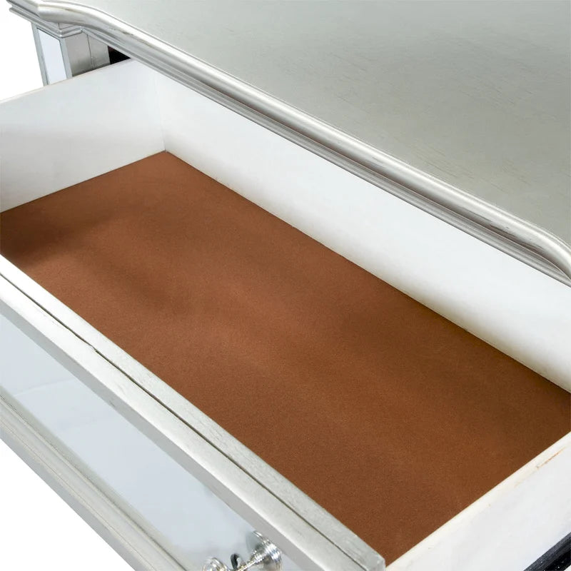 Eaen Glam Champagne Solid Wood 5-Drawer Chest by Furniture of America