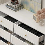 Drawer Lacquer Double Dresser Chest Organizer Bedroom Universal Design