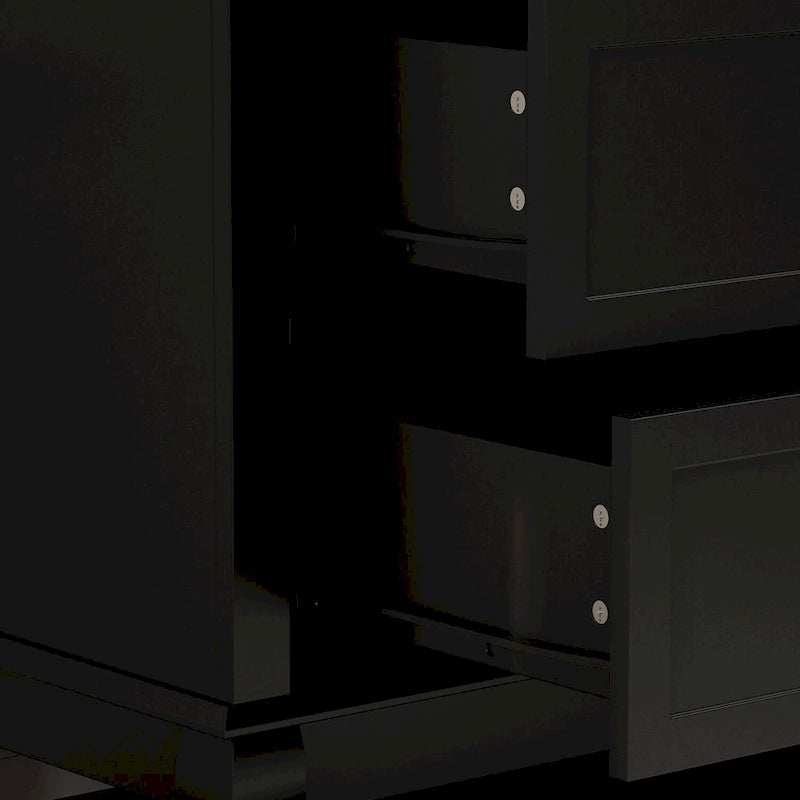 Drawer Lacquer Double Dresser Chest Organizer Bedroom Universal Design