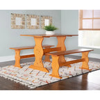 Copper Grove Riki Honey Pine Dining Bench