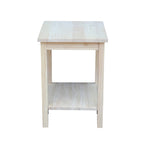 The Gray Barn Moonshine Unfinished Accent Table