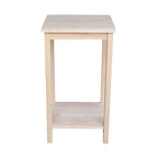 The Gray Barn Moonshine Unfinished Accent Table