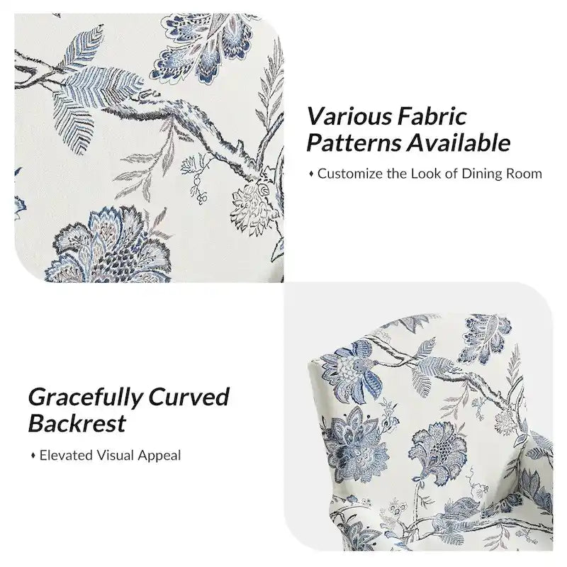 Alethea Upholstered Slipcover Arm Dining Chair with Soild Wood Legs by HULALA HOME