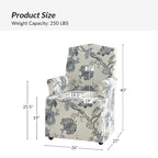 Alethea Upholstered Slipcover Arm Dining Chair with Soild Wood Legs by HULALA HOME