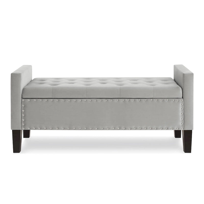 Entryway Living Room Soft Padded Seat with Armrest,Bed Bench