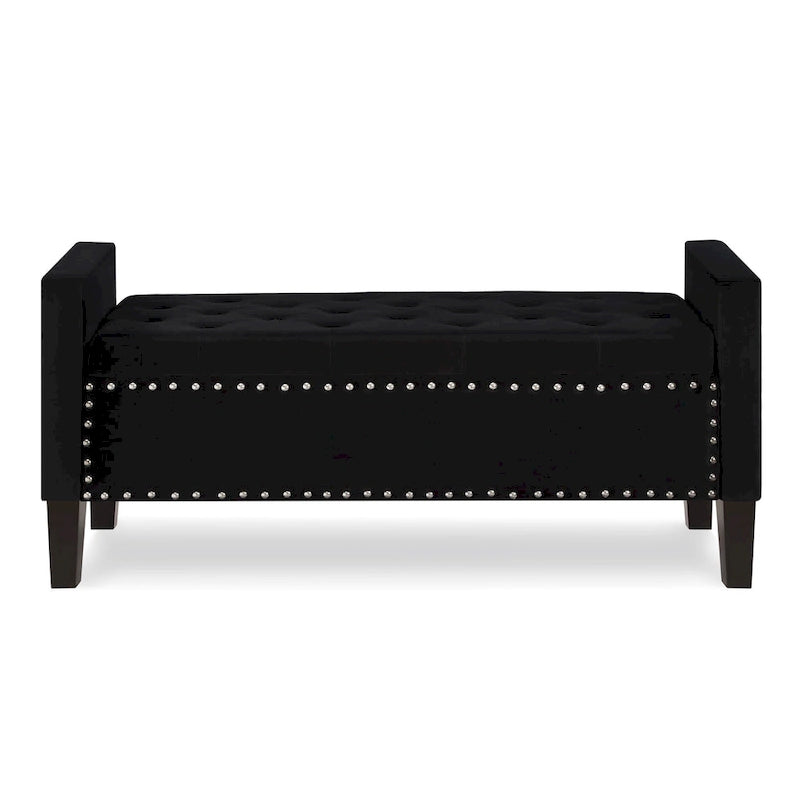 Entryway Living Room Soft Padded Seat with Armrest,Bed Bench
