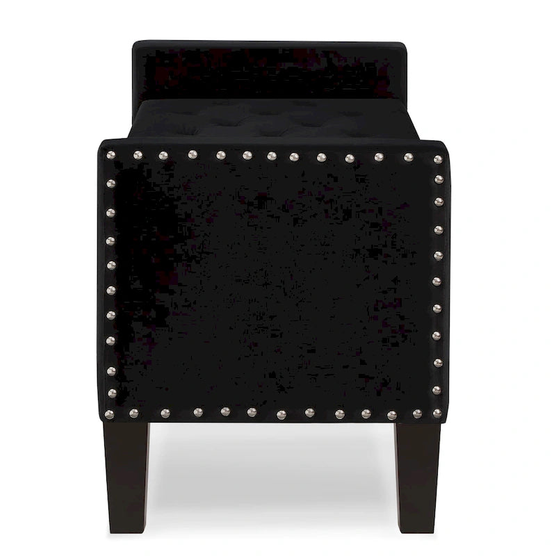 Entryway Living Room Soft Padded Seat with Armrest,Bed Bench