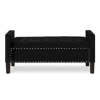 Entryway Living Room Soft Padded Seat with Armrest,Bed Bench