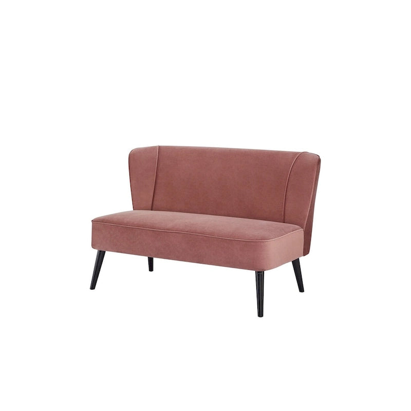 Porch & Den Brooklawn Wingback Mid-century Loveseat