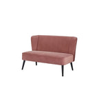 Porch & Den Brooklawn Wingback Mid-century Loveseat