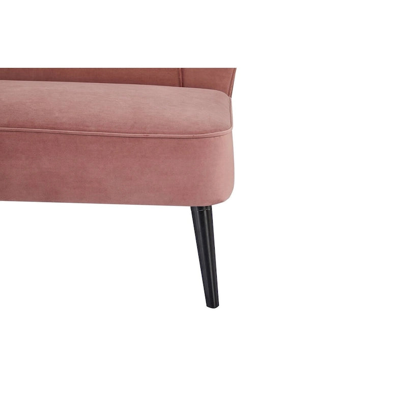 Porch & Den Brooklawn Wingback Mid-century Loveseat