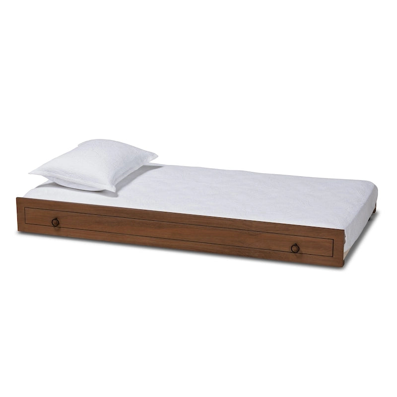 Alya Classic Traditional Farmhouse Twin Size Trundle (Trundle Only)