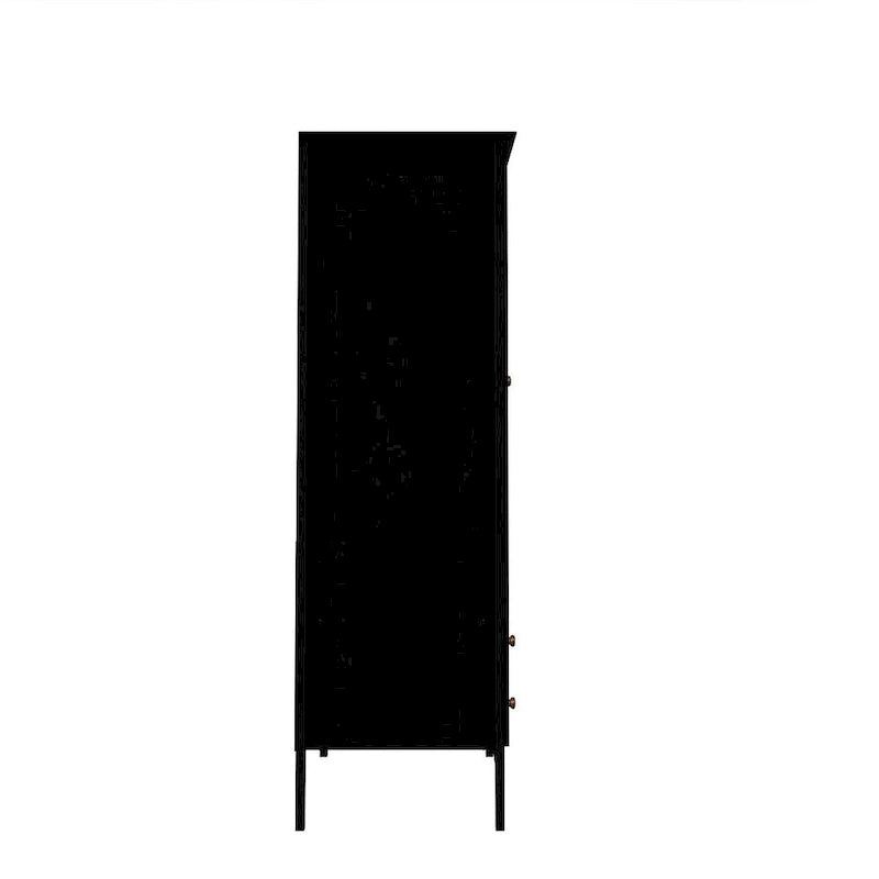Manhattan Comfort Crown Full Wardrobe with Hanging and 2 Drawers
