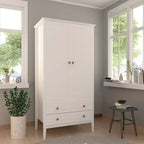 Manhattan Comfort Crown Full Wardrobe with Hanging and 2 Drawers