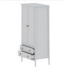Manhattan Comfort Crown Full Wardrobe with Hanging and 2 Drawers