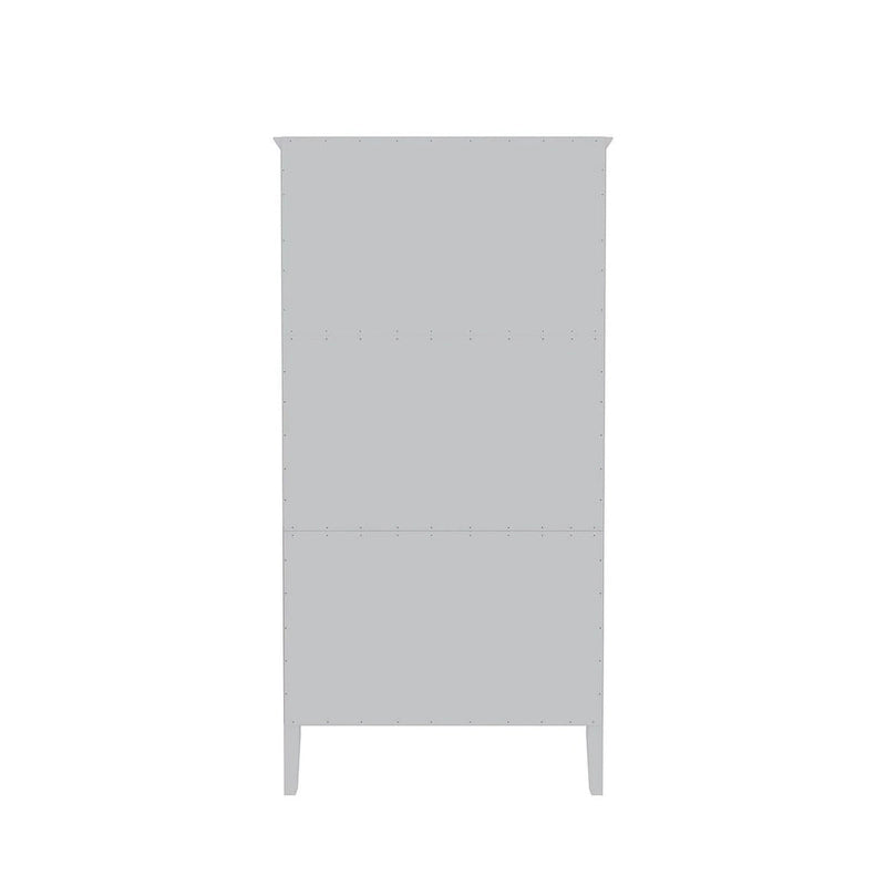 Manhattan Comfort Crown Full Wardrobe with Hanging and 2 Drawers