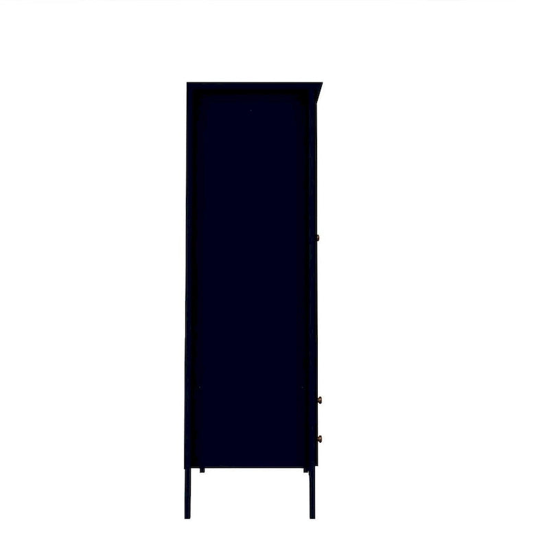 Manhattan Comfort Crown Full Wardrobe with Hanging and 2 Drawers