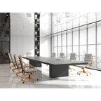 LUXMOD Office Chair Faux Leather Gold Frame Adjustable and Swivel